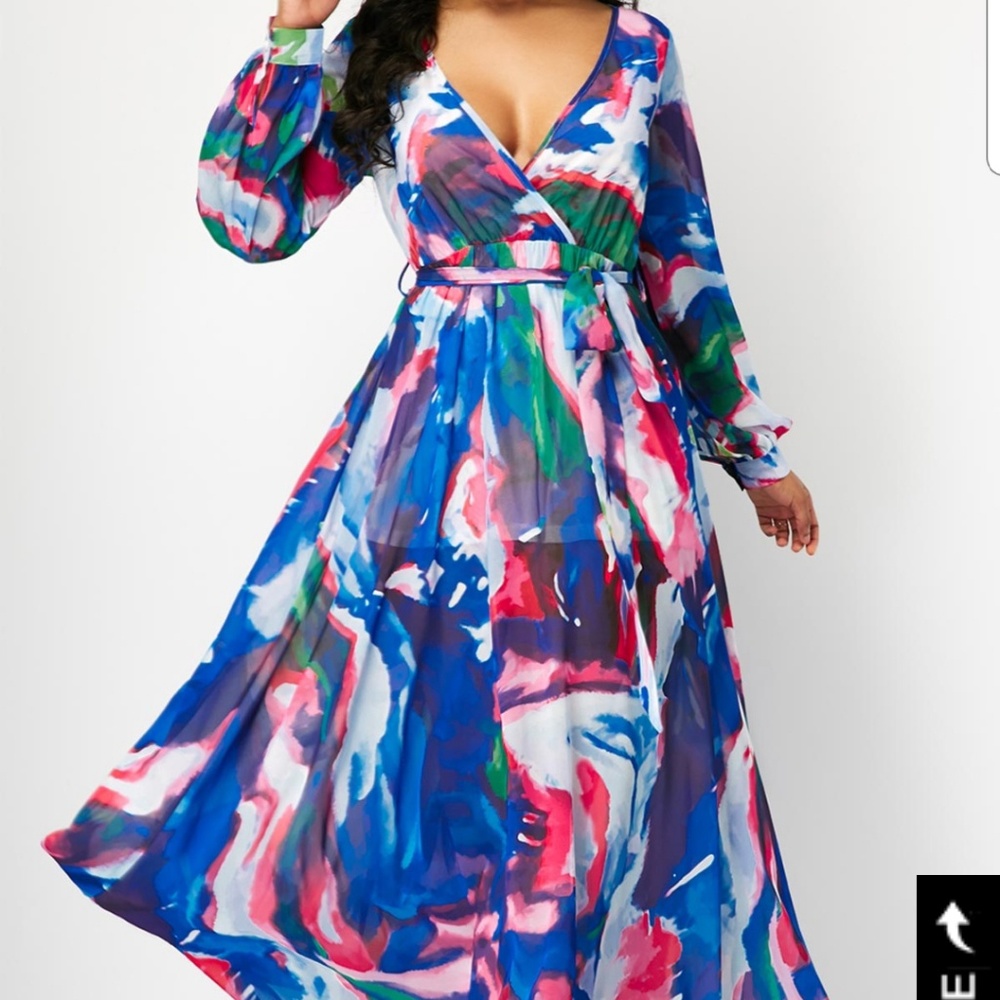 NEW Colorful Maxi Dress